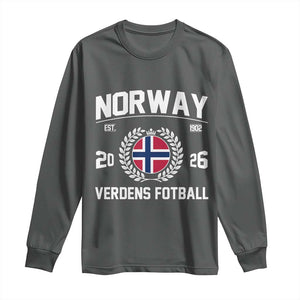 Norway Soccer Football Fan 2026 Norwegian Flag Long Sleeve Shirt