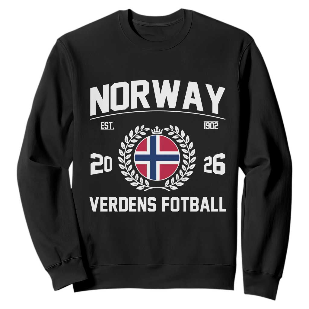 Norway Soccer Football Fan 2026 Norwegian Flag Sweatshirt