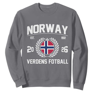 Norway Soccer Football Fan 2026 Norwegian Flag Sweatshirt