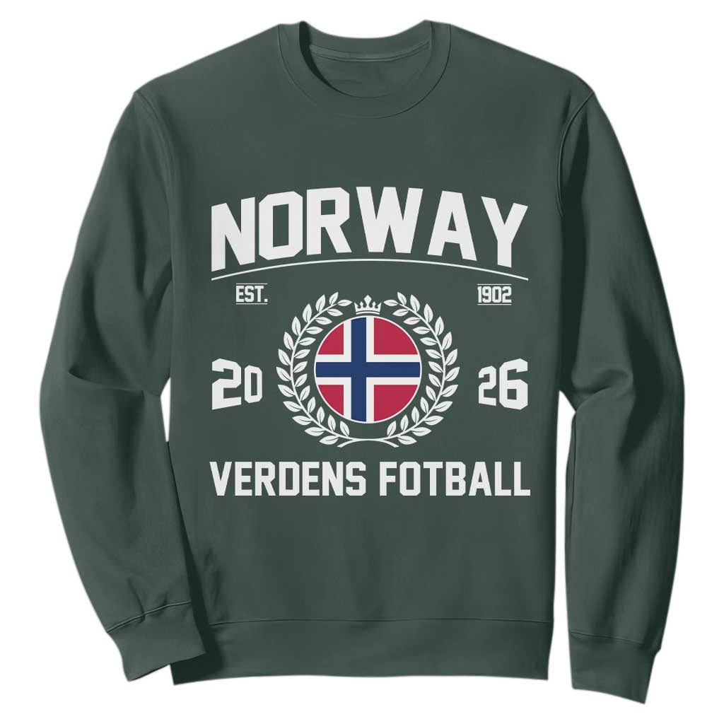 Norway Soccer Football Fan 2026 Norwegian Flag Sweatshirt