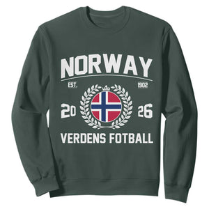 Norway Soccer Football Fan 2026 Norwegian Flag Sweatshirt