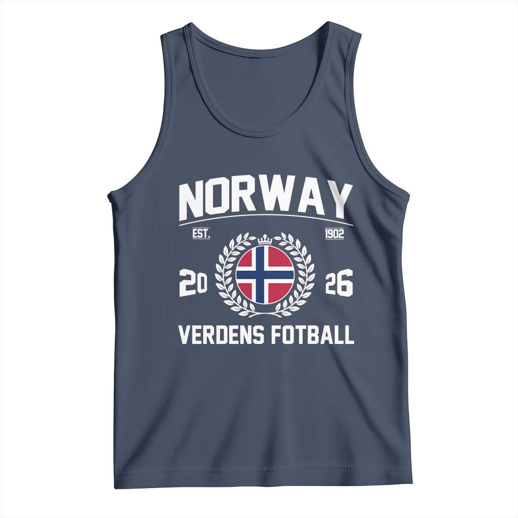 Norway Soccer Football Fan 2026 Norwegian Flag Tank Top