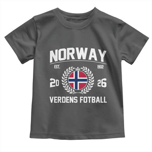 Norway Soccer Football Fan 2026 Norwegian Flag Toddler T Shirt