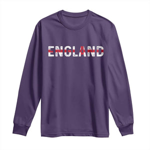 England English Flag Vintage Long Sleeve Shirt