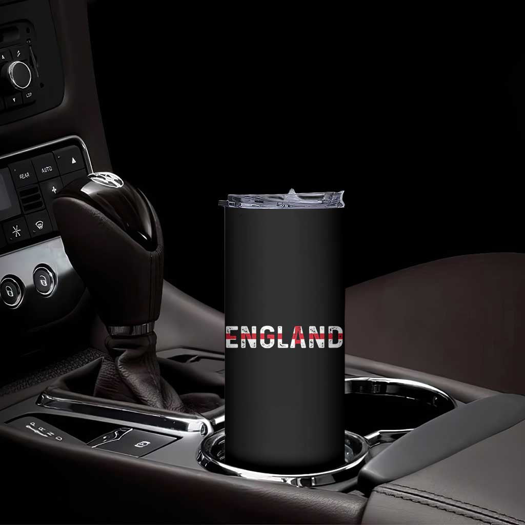 England English Flag Vintage Skinny Tumbler TS14 Print Your Wear