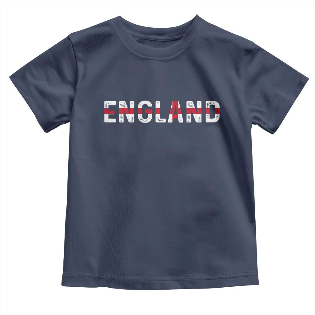 England English Flag Vintage Toddler T Shirt