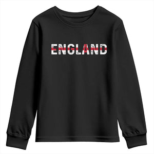 England English Flag Vintage Youth Sweatshirt