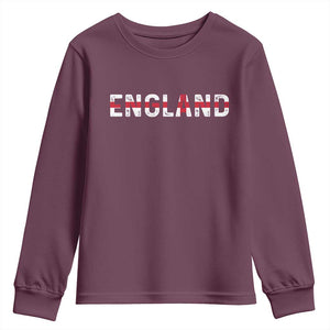 England English Flag Vintage Youth Sweatshirt