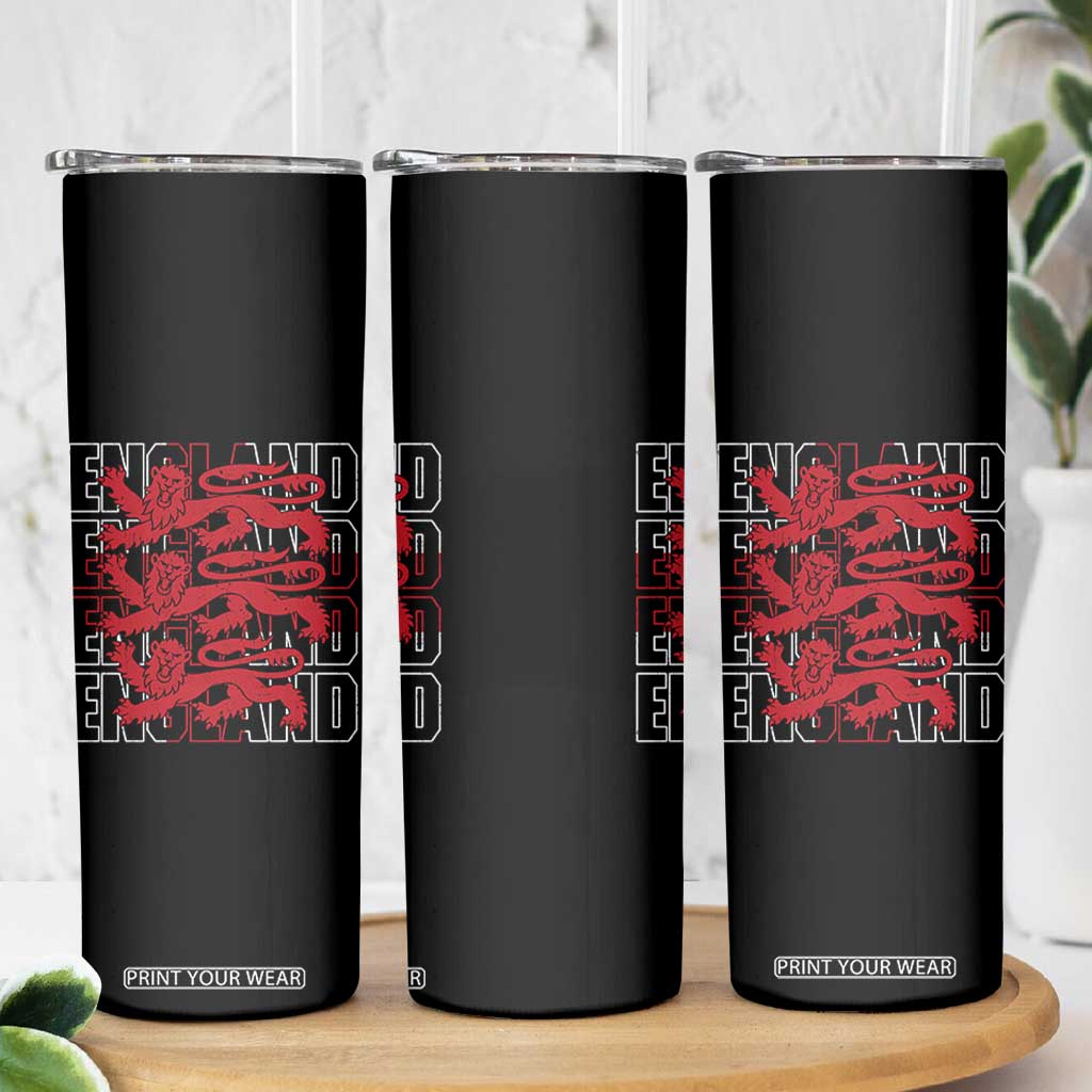 England Flag Lion Symbol English Pride Skinny Tumbler TS14 Print Your Wear