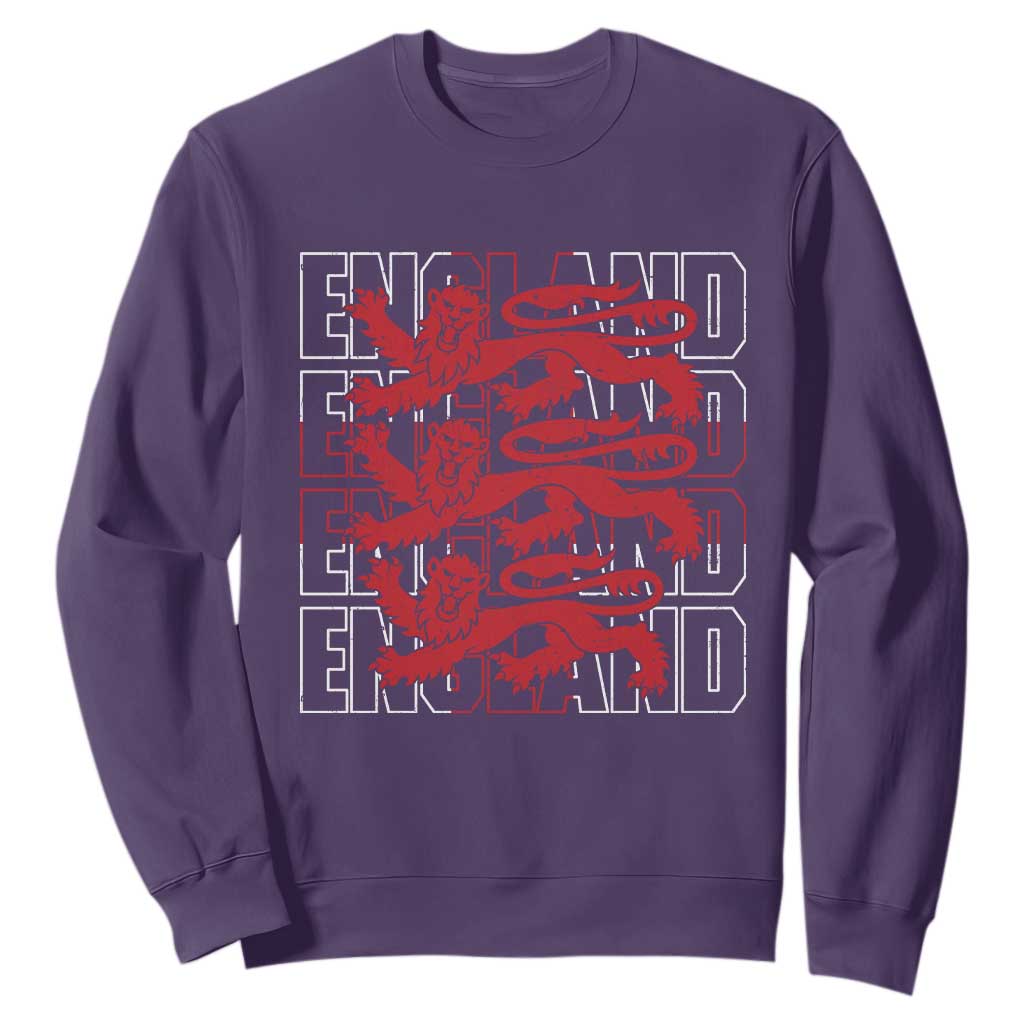 England Flag Lion Symbol English Pride Sweatshirt