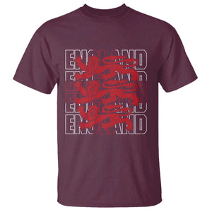 England Flag Lion Symbol English Pride T Shirt