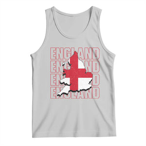 England Map St George's Cross English Roots Tank Top