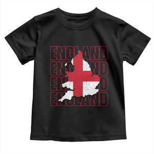 England Map St George's Cross English Roots Toddler T Shirt