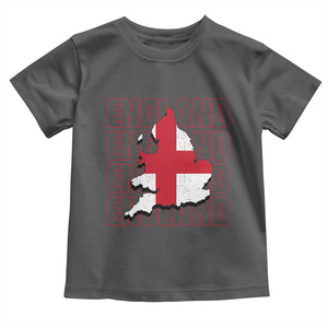 England Map St George's Cross English Roots Toddler T Shirt