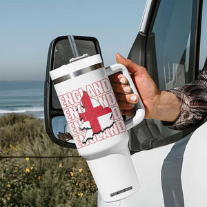 England Map St George's Cross English Roots Tumbler With Handle TS14 Print Your Wear