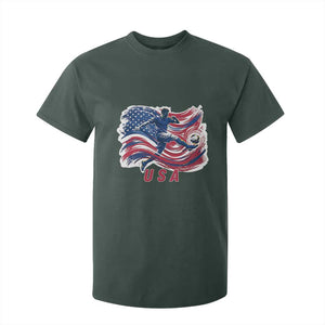 USA Soccer Fan American Flag T Shirt For Kid