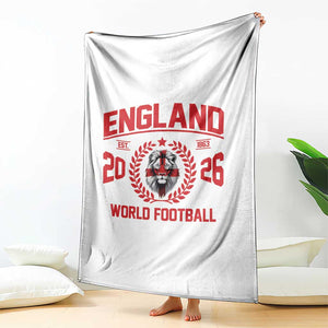 England Football Flag Throw Blanket Lion St George Cross Soccer Fan Patriotic TS14 Print Your Wear