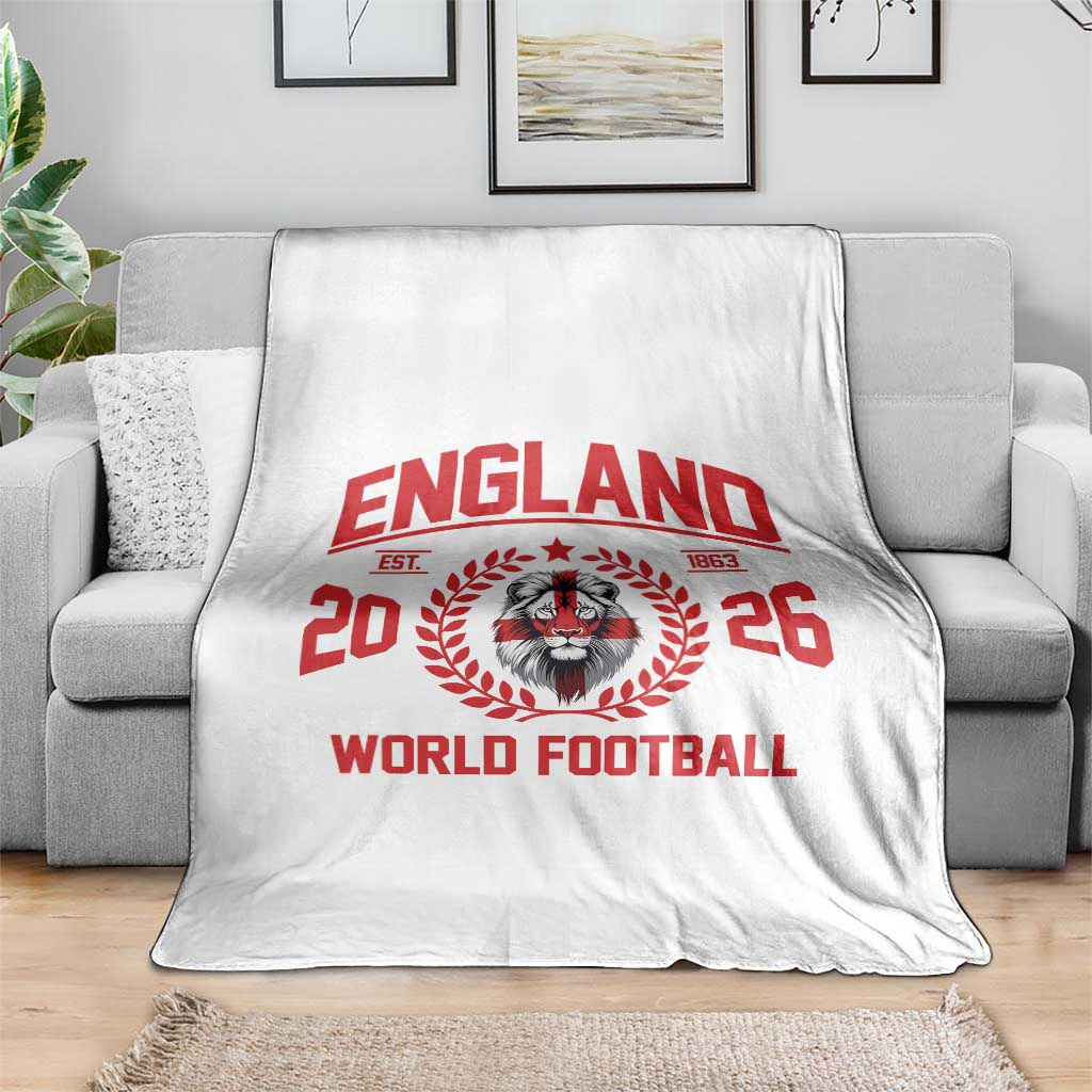 England Football Flag Throw Blanket Lion St George Cross Soccer Fan Patriotic TS14 Print Your Wear