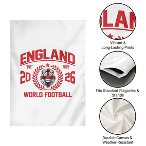 England Football Flag Garden Flag Lion St George Cross Soccer Fan Patriotic TS14 Print Your Wear