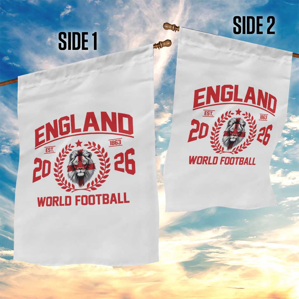 England Football Flag Garden Flag Lion St George Cross Soccer Fan Patriotic TS14 Print Your Wear