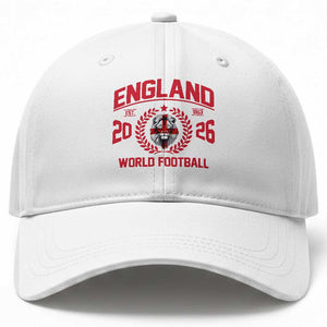 England Football Flag Baseball Cap Lion St George Cross Soccer Fan Patriotic
