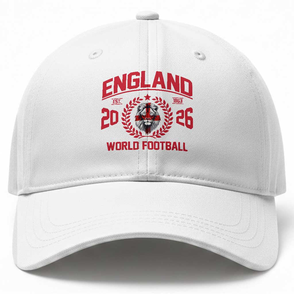 England Football Flag Baseball Cap Lion St George Cross Soccer Fan Patriotic TS14 Print Your Wear