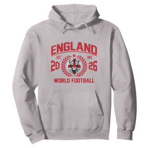 England Football Flag Hoodie Lion St George Cross Soccer Fan Patriotic