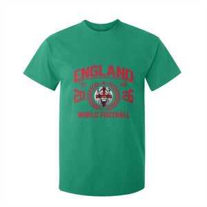 England Football Flag T Shirt For Kid Lion St George Cross Soccer Fan Patriotic