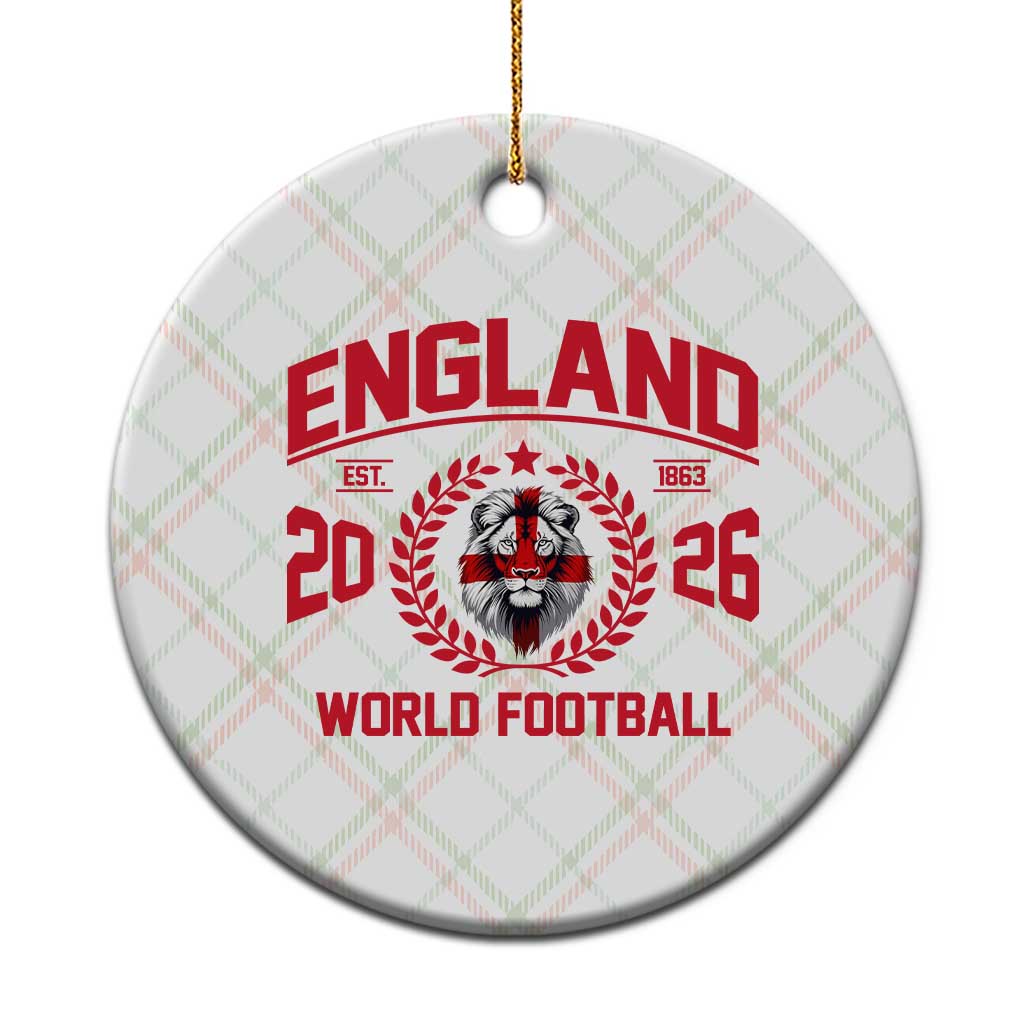 England Football Flag Ceramic Ornament Lion St George Cross Soccer Fan Patriotic