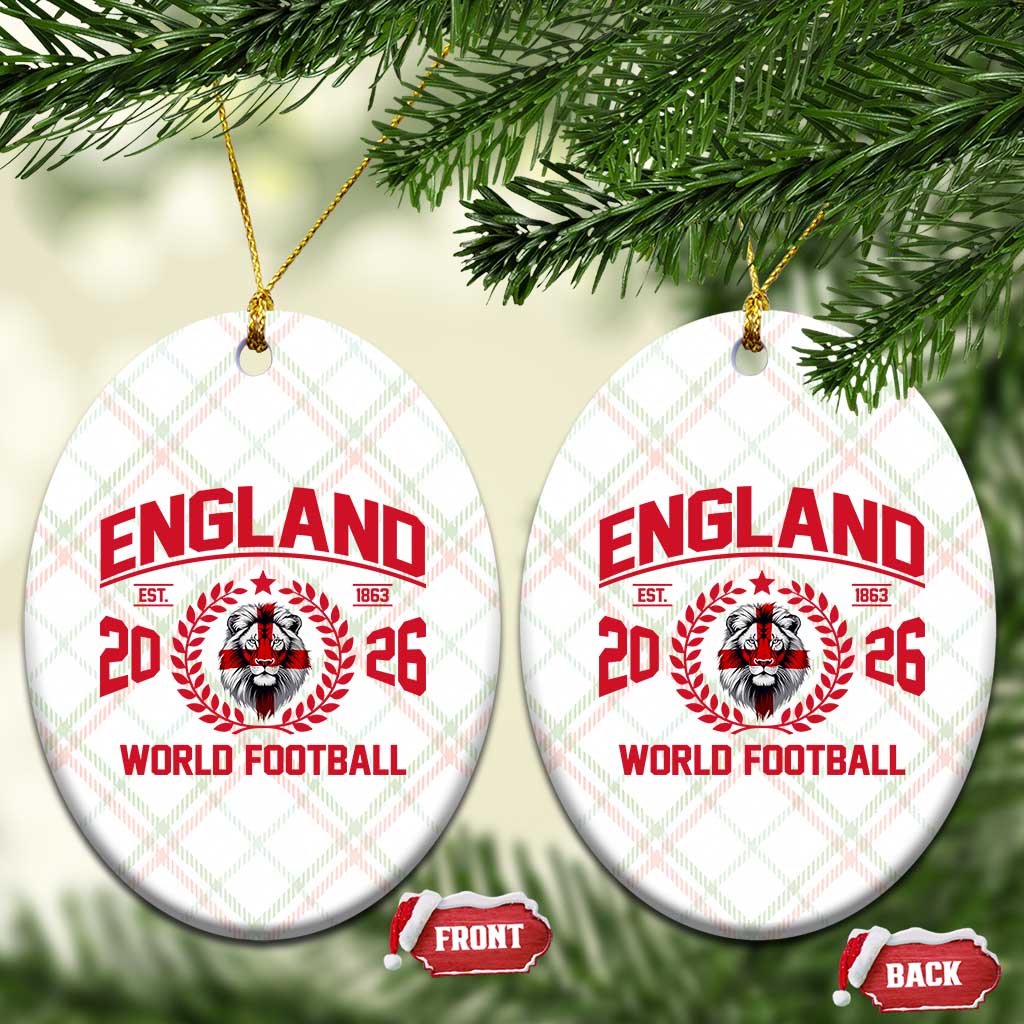 England Football Flag Ceramic Ornament Lion St George Cross Soccer Fan Patriotic