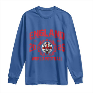 England Football Flag Long Sleeve Shirt Lion St George Cross Soccer Fan Patriotic