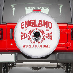 England Football Flag Spare Tire Cover Lion St George Cross Soccer Fan Patriotic TS14 White Print Your Wear