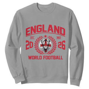 England Football Flag Sweatshirt Lion St George Cross Soccer Fan Patriotic