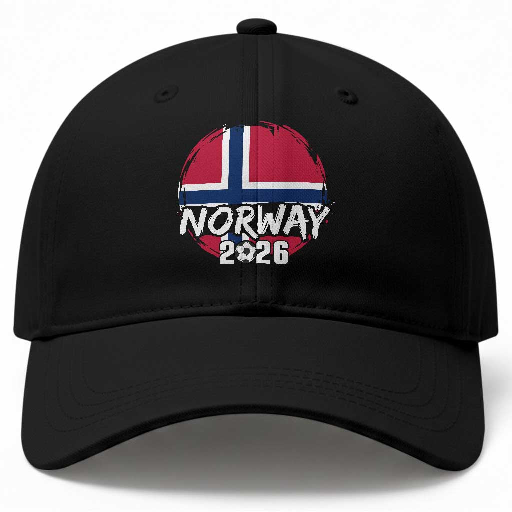 Norway 2026 Soccer Football Fan Norwegian Flag Baseball Cap TS14 Print Your Wear