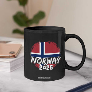Norway 2026 Soccer Football Fan Norwegian Flag Coffee Mug TS14 Print Your Wear