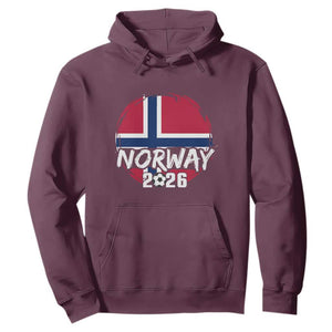 Norway 2026 Soccer Football Fan Norwegian Flag Hoodie