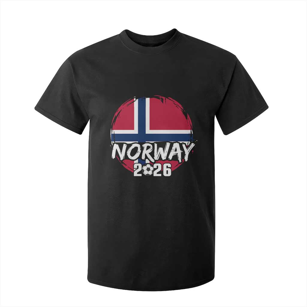 Norway 2026 Soccer Football Fan Norwegian Flag T Shirt For Kid