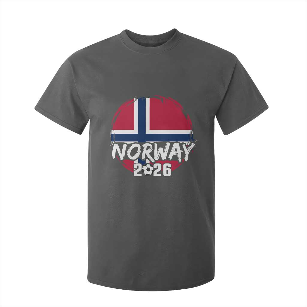 Norway 2026 Soccer Football Fan Norwegian Flag T Shirt For Kid