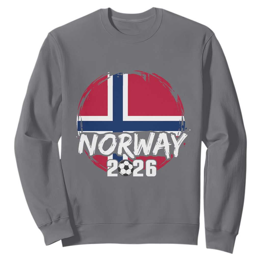 Norway 2026 Soccer Football Fan Norwegian Flag Sweatshirt
