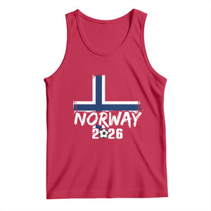 Norway 2026 Soccer Football Fan Norwegian Flag Tank Top