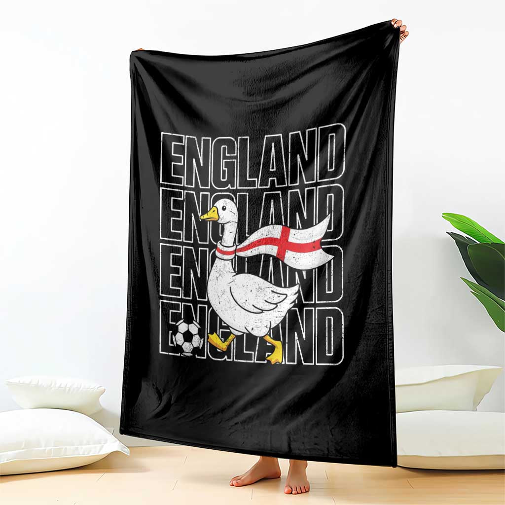 England Soccer Football Throw Blanket Silly Goose England Flag Fan Supporter TS14 Print Your Wear