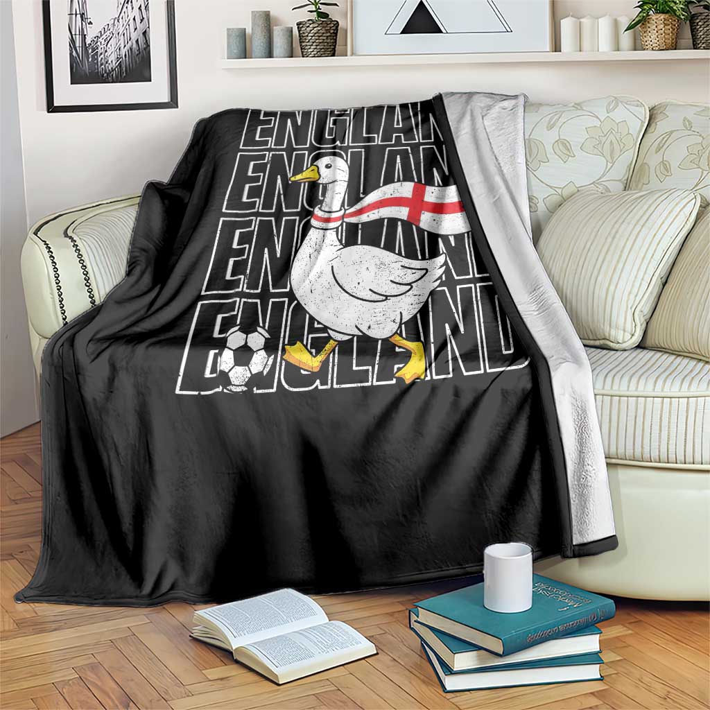 England Soccer Football Throw Blanket Silly Goose England Flag Fan Supporter TS14 Print Your Wear