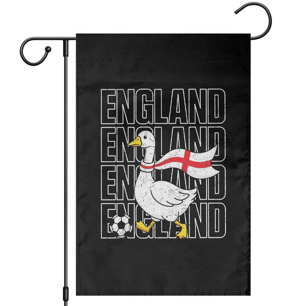 England Soccer Football Garden Flag Silly Goose England Flag Fan Supporter TS14 Black Print Your Wear
