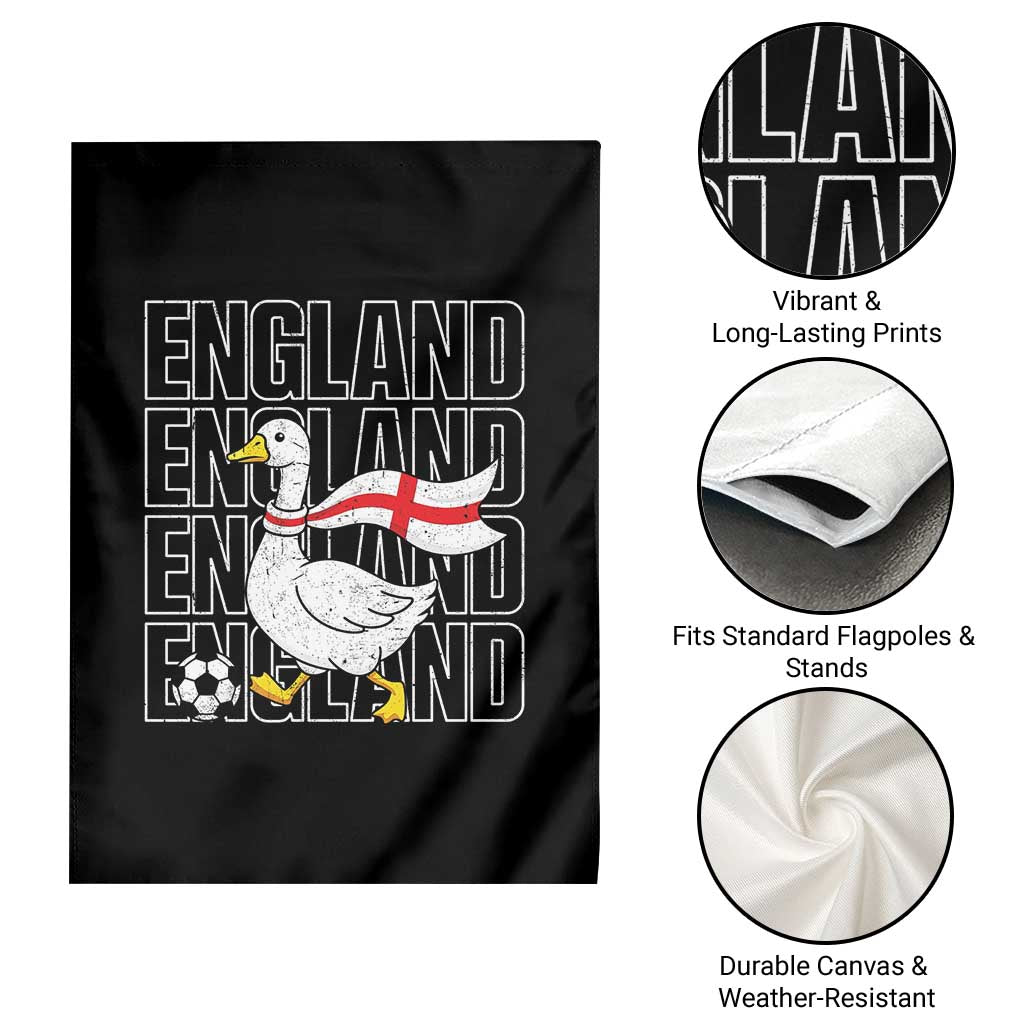 England Soccer Football Garden Flag Silly Goose England Flag Fan Supporter TS14 Print Your Wear