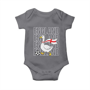 England Soccer Football Baby Onesie Silly Goose England Flag Fan Supporter