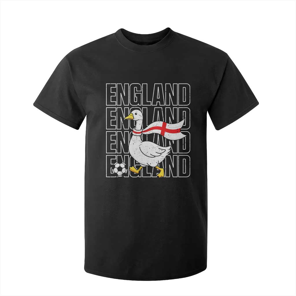 England Soccer Football T Shirt For Kid Silly Goose England Flag Fan Supporter