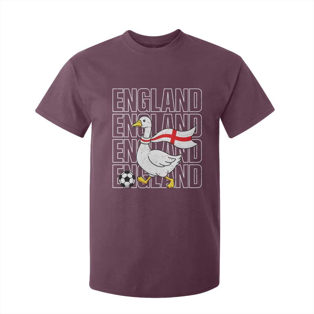 England Soccer Football T Shirt For Kid Silly Goose England Flag Fan Supporter
