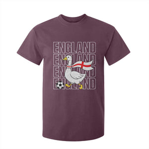 England Soccer Football T Shirt For Kid Silly Goose England Flag Fan Supporter