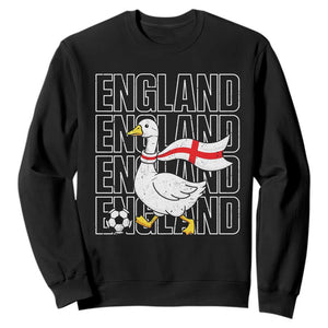 England Soccer Football Sweatshirt Silly Goose England Flag Fan Supporter