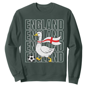England Soccer Football Sweatshirt Silly Goose England Flag Fan Supporter